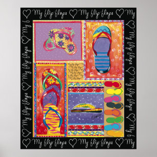 Love-My-Flip-Flops-poster Poster