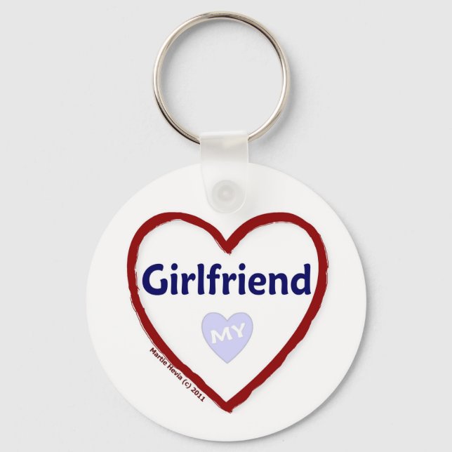 Love My Girlfriend Keychain (Front)