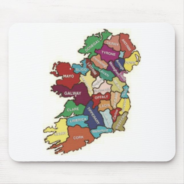 LOVE MY  IRISH ROOTS MOUSE PAD (Front)