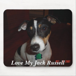 Love My Jack Russell Mouse Pad