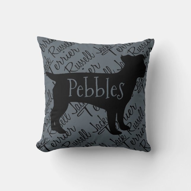 Love My Jack Russell Terrier Pillow (Front)
