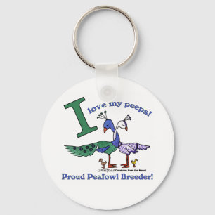 Love My Peeps-Breeders Keychain