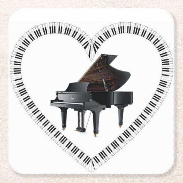 Love my piano coasters (Front)