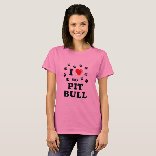 Love My Pittbull T-Shirt