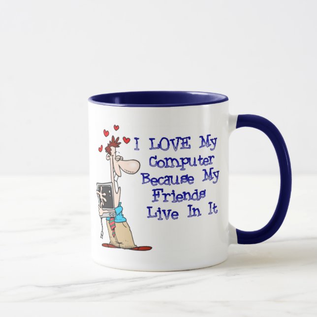 Love My Puter coffee mug (Right)