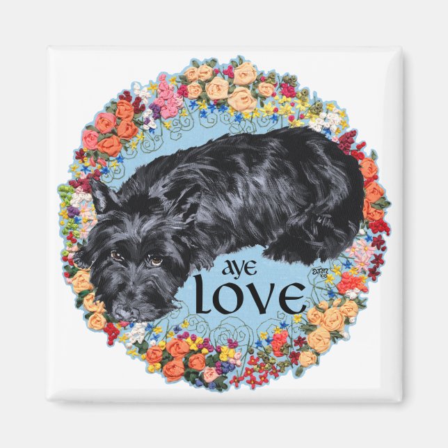 Love My Scottish Terrier Magnet (Front)