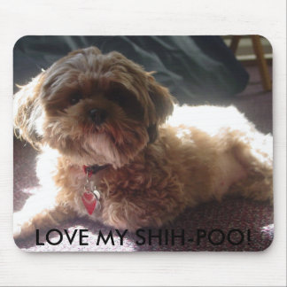 LOVE MY SHIH-POO! MOUSE PAD