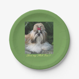 Love my Shih Tzu plate