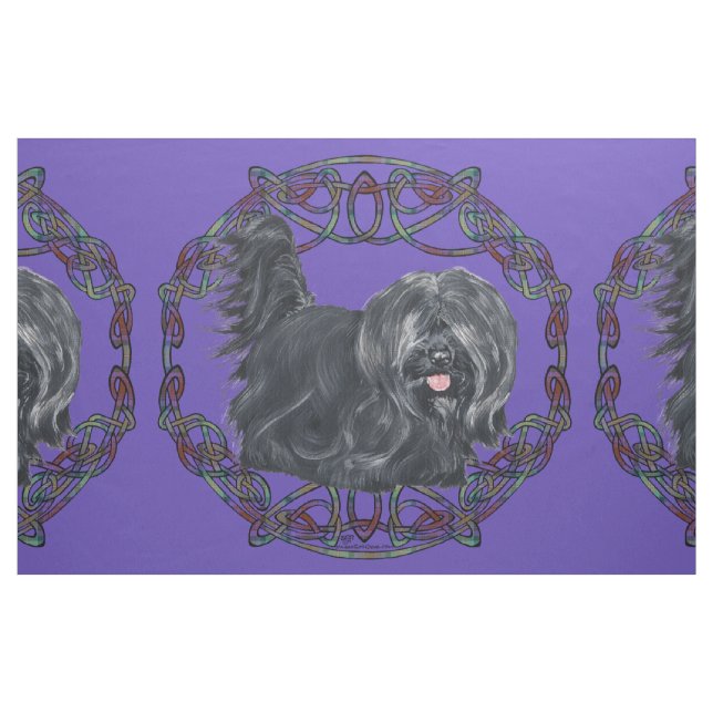 Love My Skye Terrier Fabric (Fat Quarter)