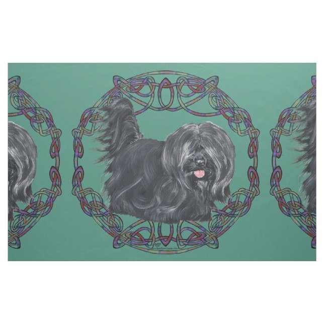 Love My Skye Terrier Fabric (Fat Quarter)