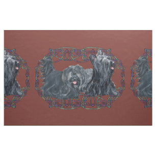 Love My Skye Terrier Fabric
