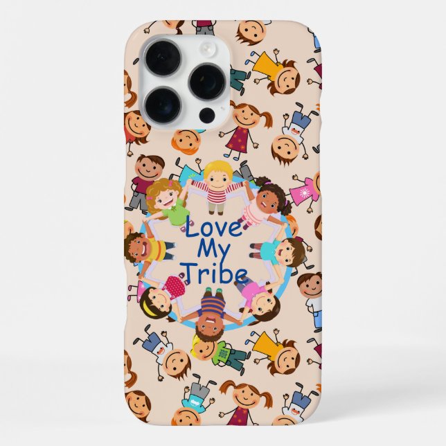 Love My Tribe iPhone Case (Back)