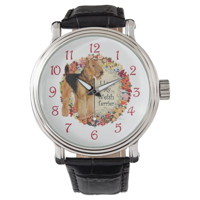 Love My Welsh Terrier Watch (Front)