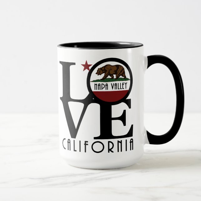 LOVE Napa Valley California 15oz Mug (Right)