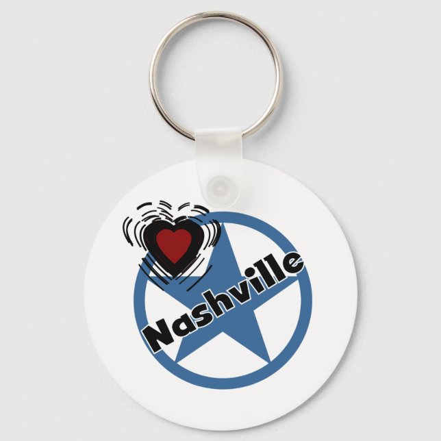 Love Nashville Keychain (Front)