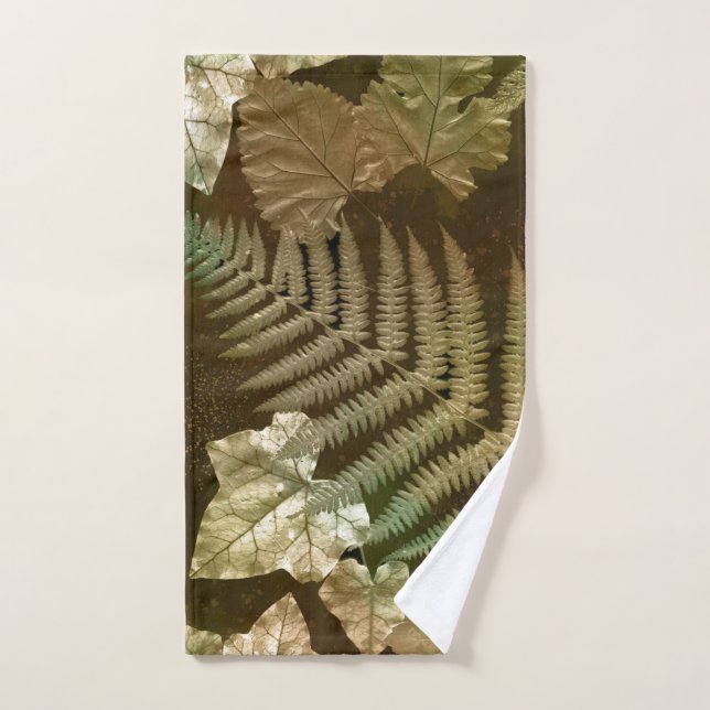 Love Nature Ferny Leaf Imprimer  (Serviette à main)