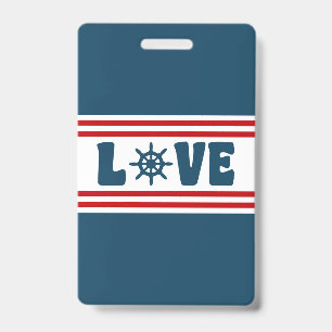 Love nautical design badge