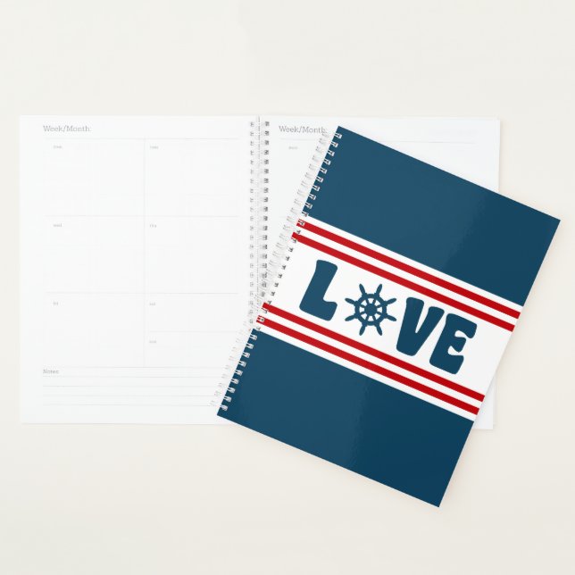 Love nautical design planner (Display)