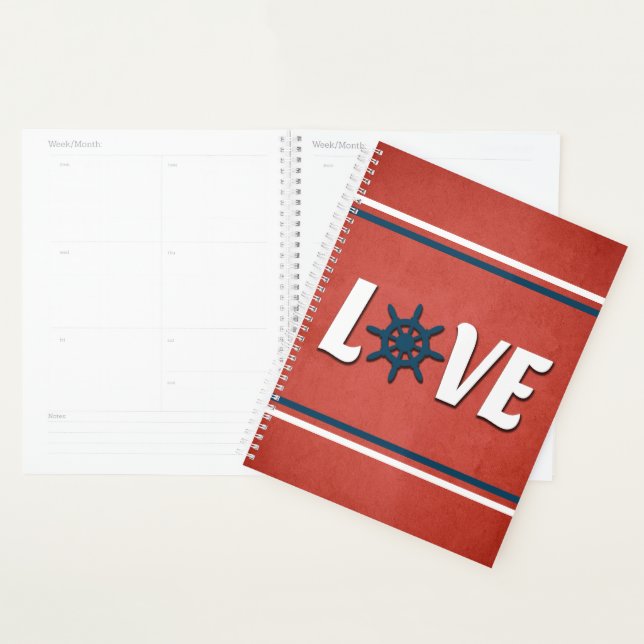 Love nautical design planner (Display)