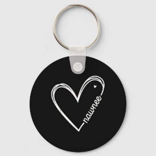 Love Nawnee Heart Women Mothers Day Birthday Keychain
