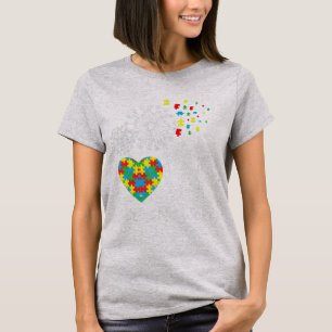 Love Needs No Words Deaf Awareness Dandelion Flowe T-Shirt