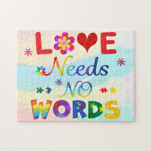 Love Needs No Words Jigsaw Puzzle