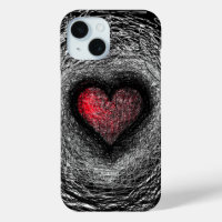 Love Nest Heart Scratch iPhone Case