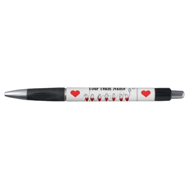 Love Netball Player Positions Design Pen (Front)