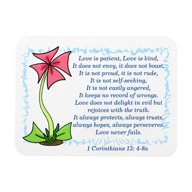 Love Never Fails Magnet (Horizontal)