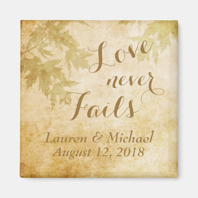 Love Never Fails Nature Magnet (Front)