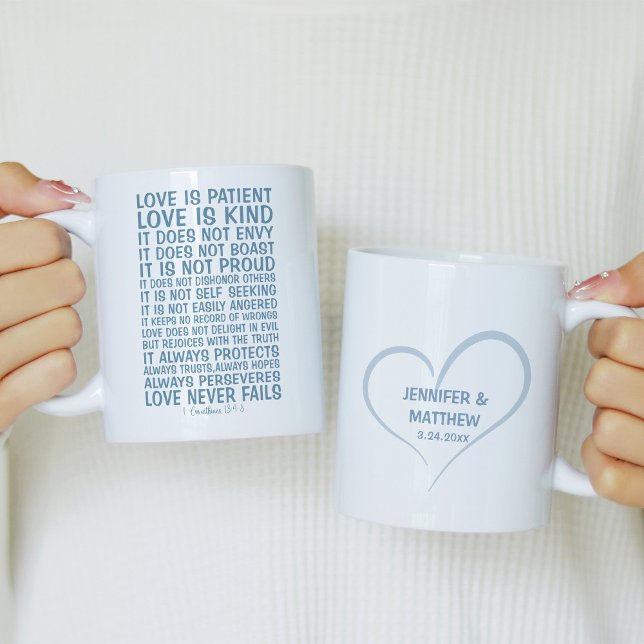 Love Never Fails Personalized Coffee Mug (Creator Uploaded)