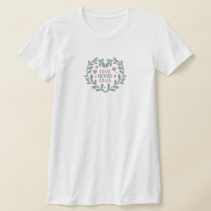 Love Never Fails - Saint-Valentin Coeurs T-shirt c