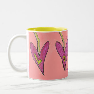 Love Never Fails Two-Tone Coffee Mug