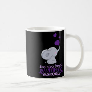 Love Never Forgets Heimerheimer Awareness End Heim Coffee Mug