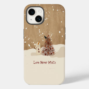 Love Never Melts Snowman  iPhone 14 Case