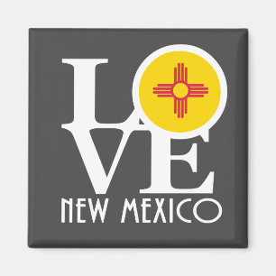 LOVE New Mexico Magnet