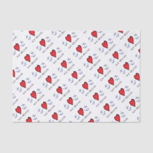 love new orleans tissue paper