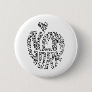 LOVE NEW YORK 2 INCH ROUND BUTTON