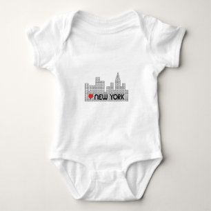 Love NEW YORK Baby Bodysuit