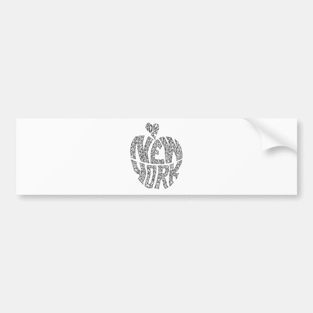 LOVE NEW YORK BUMPER STICKER (Front)