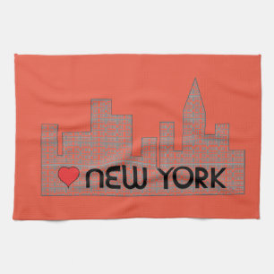 Love NEW YORK Kitchen Towel