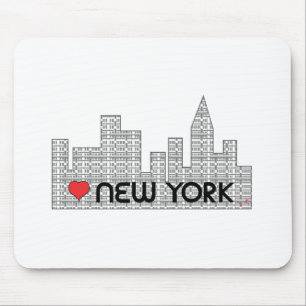 Love NEW YORK Mouse Pad