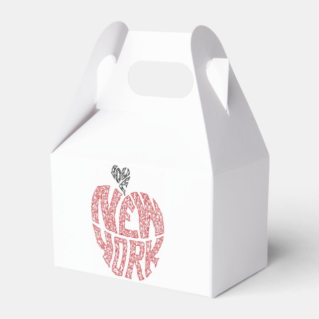 LOVE NEW YORK - THE BIG APPLE FAVOR BOX (Front Side)