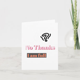 Love. No Thanks Card