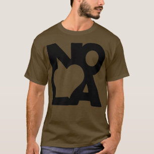 Love NOLA New Orleans American Jazz Blues Music  T-Shirt