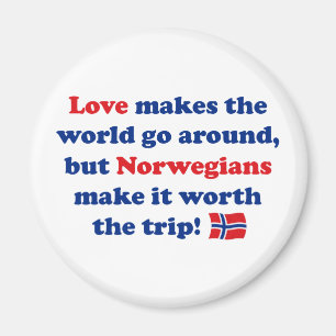Love Norwegians Magnet