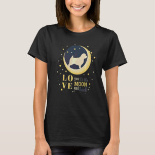 Love Norwich Terrier Dog To The Moon T-Shirt
