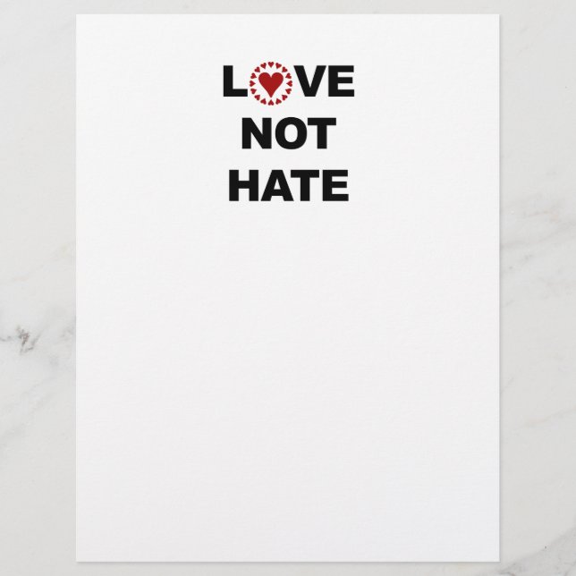 LOVE NOT HATE (Front)