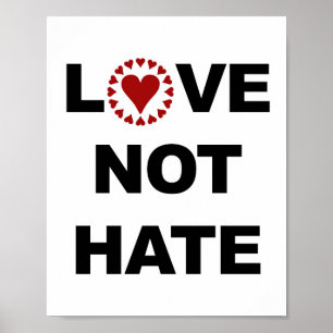 Love Not Hate Poster