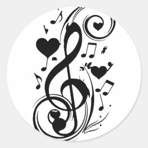 Love Note,Forever Yours_ Classic Round Sticker